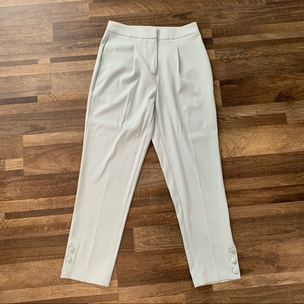 Baby blue ankle pants